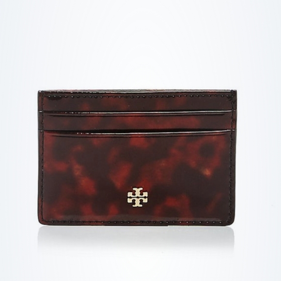 Tory Burch Accessories - 🎉HP🎊 Tortoise Tory Burch "Robinson" Card Case